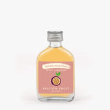 A gluten-free and vegan-friendly 50ml bottle of HoggNorton Passion fruit liqueur. Ideal for cocktails, Prosecco, Champagne, and desserts.
