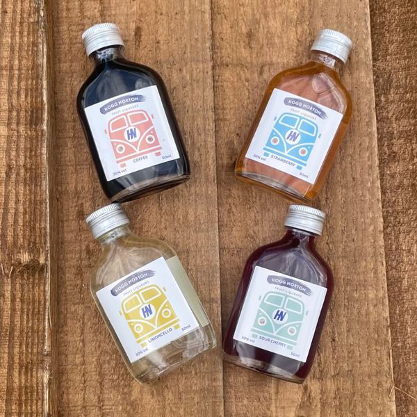 Hogg Norton Liqueur Campervan Variety Pack With Shimmer - Award-Winning 8 x 50ml Gift Set
